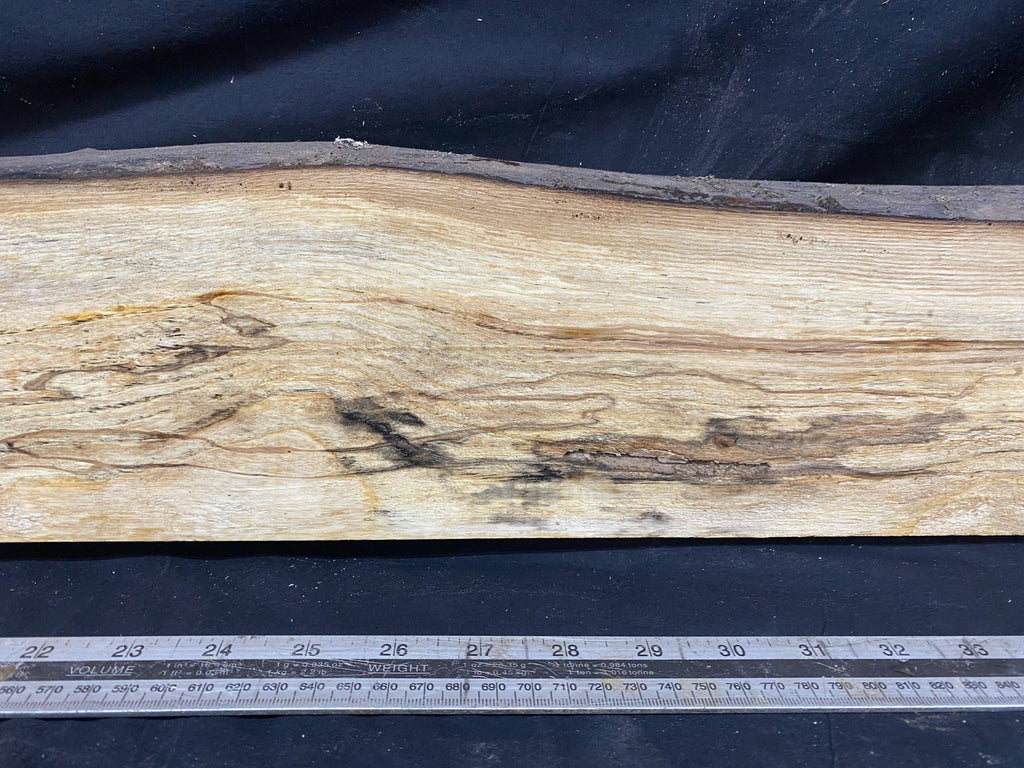 Hardwood window sill, ash timber plank 1229 L x 144 W x 37 D mm (363)