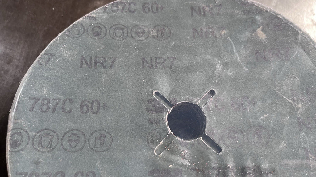 3M 125mm x 60+ Fibre Discs 787C 89735 Pack  of 25