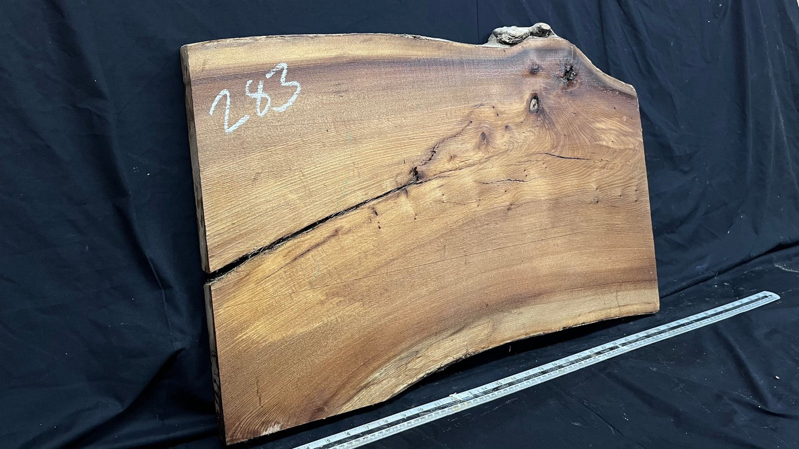 Elm sill, shelf,board, plank, 722 L x 470 W x 40 D mm (283)