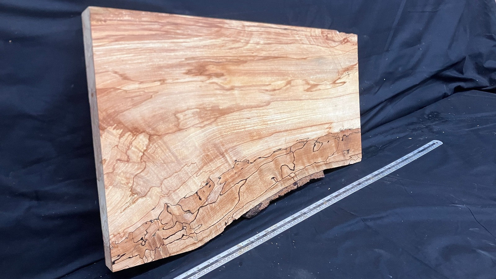 Spalted Beech timber, plank, board 716 L x 489 W x 53 D (mm) (22)