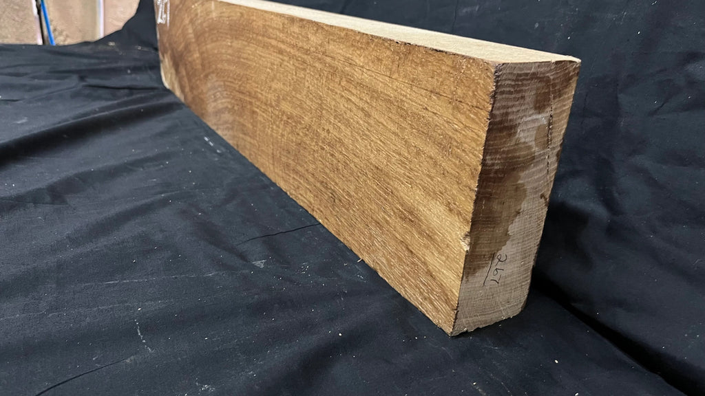 Brown oak, mantle, floating shelf 813 L x 163 W x 61 D mm (267)