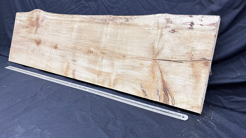 Sycamore plank, shelf, craft wood 1112 L x 324 W x 40 D mm (296)