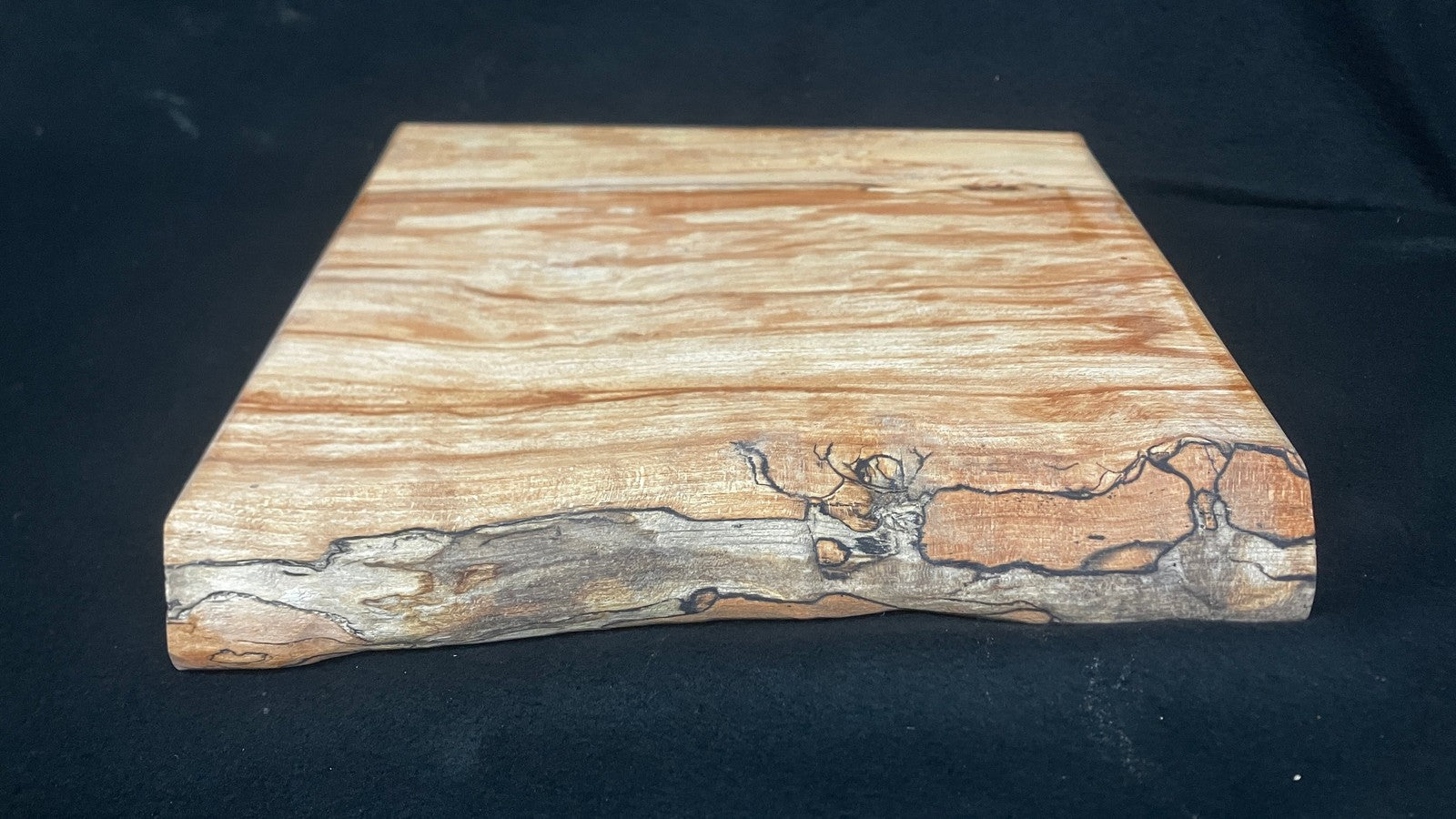 Spalted beech wooden Chopping Board medium size natural edge (945)