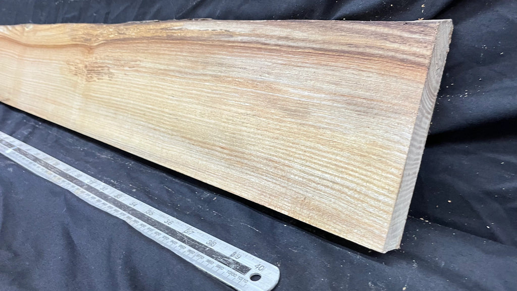 Ash hardwood window sill, plank 1145 L x 156 W x 31 D mm (297)