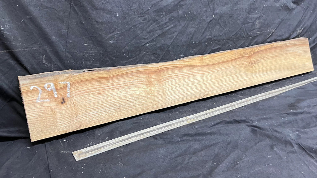 Ash hardwood window sill, plank 1145 L x 156 W x 31 D mm (297)