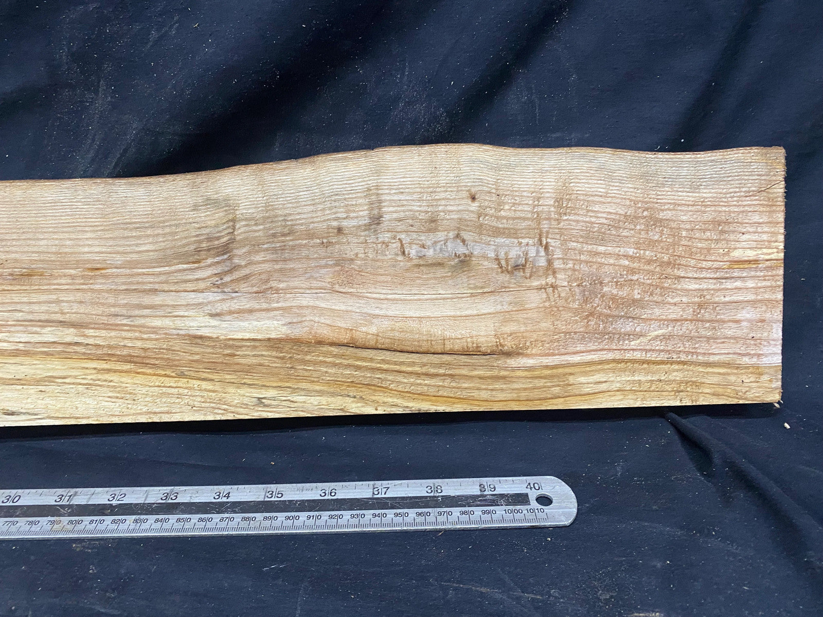 Hardwood window sill, ash timber plank 1229 L x 144 W x 37 D mm (363)