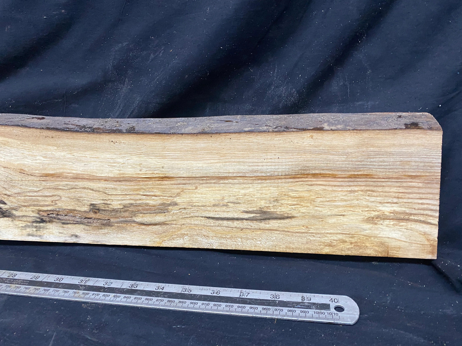 Hardwood window sill, ash timber plank 1229 L x 144 W x 37 D mm (363)