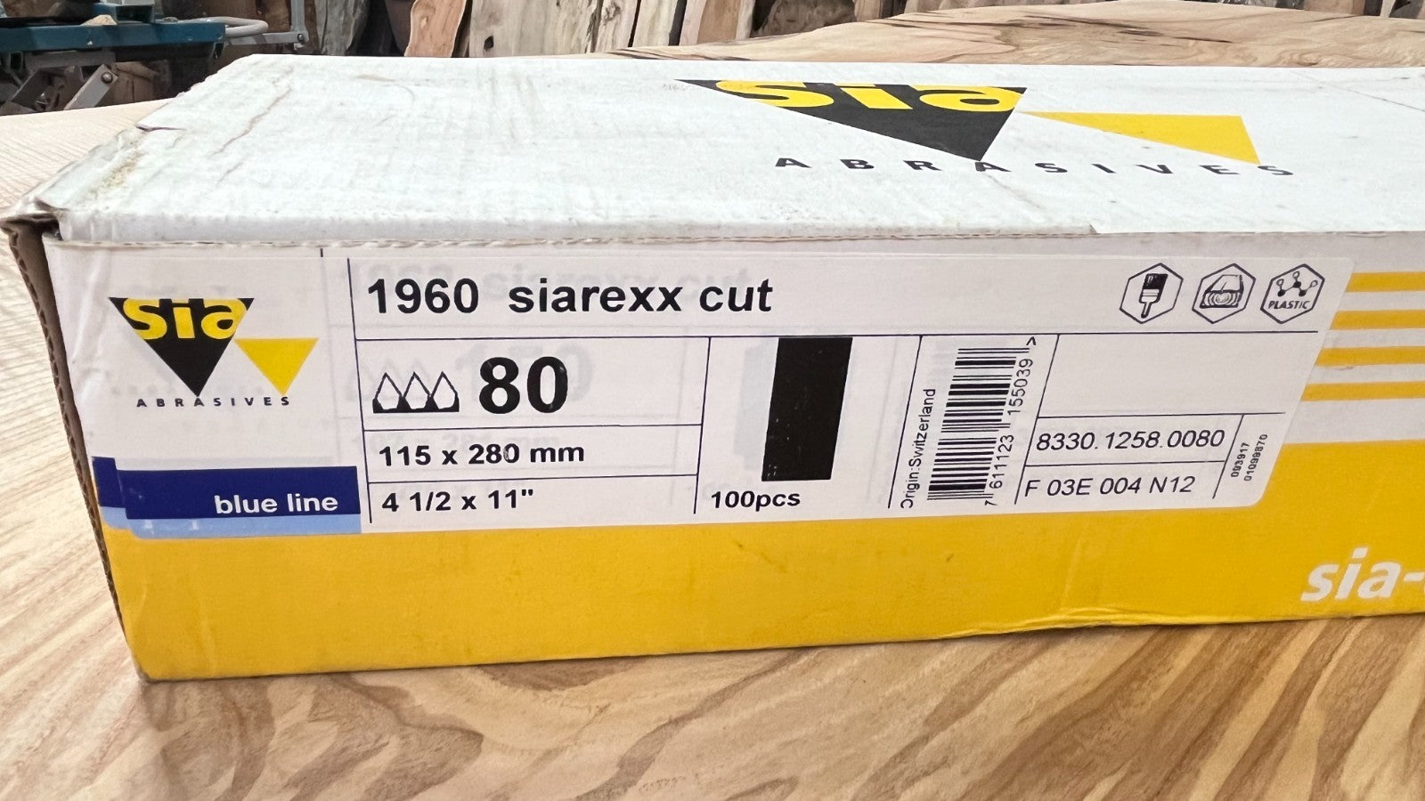 Sia 1960 siarexx cut 115x280mm P80