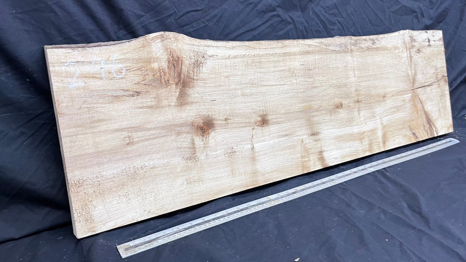 Sycamore plank, shelf, craft wood 1112 L x 324 W x 40 D mm (296)