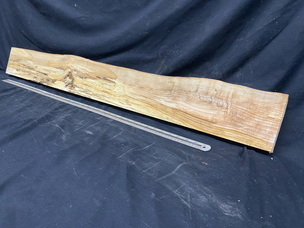 Hardwood window sill, ash timber plank 1229 L x 144 W x 37 D mm (363)
