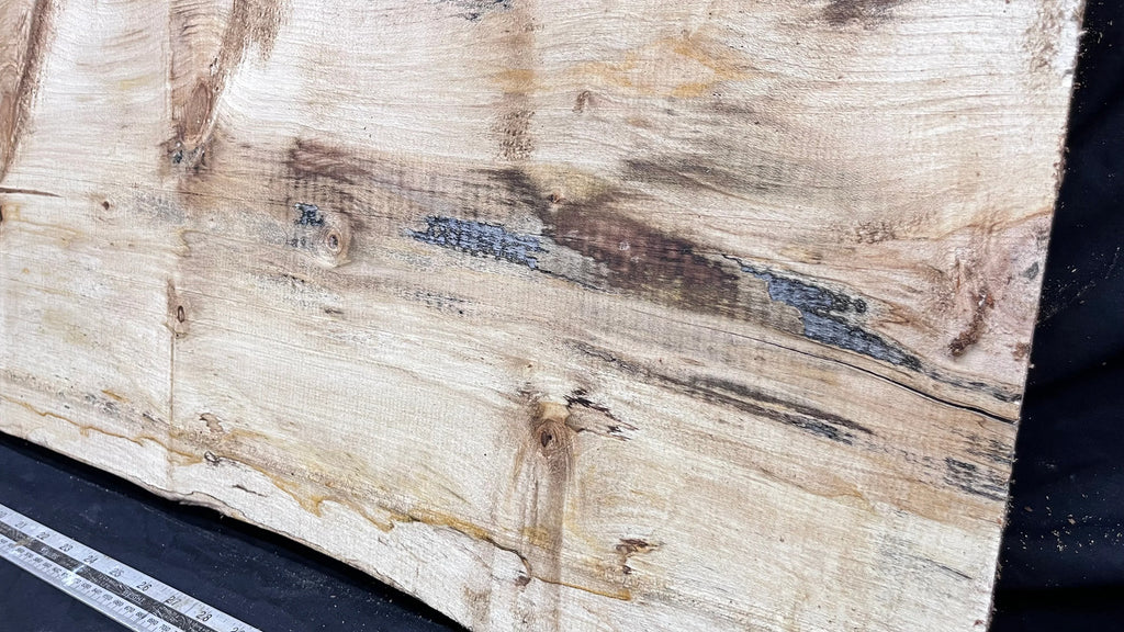 Sycamore plank, shelf, craft wood 1112 L x 324 W x 40 D mm (296)