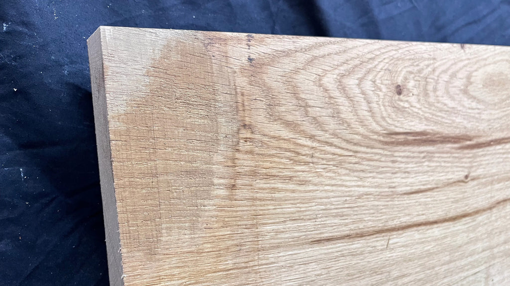 Oak plank, floating shelf, board 1257 L x 280 W x 48 D mm (301)