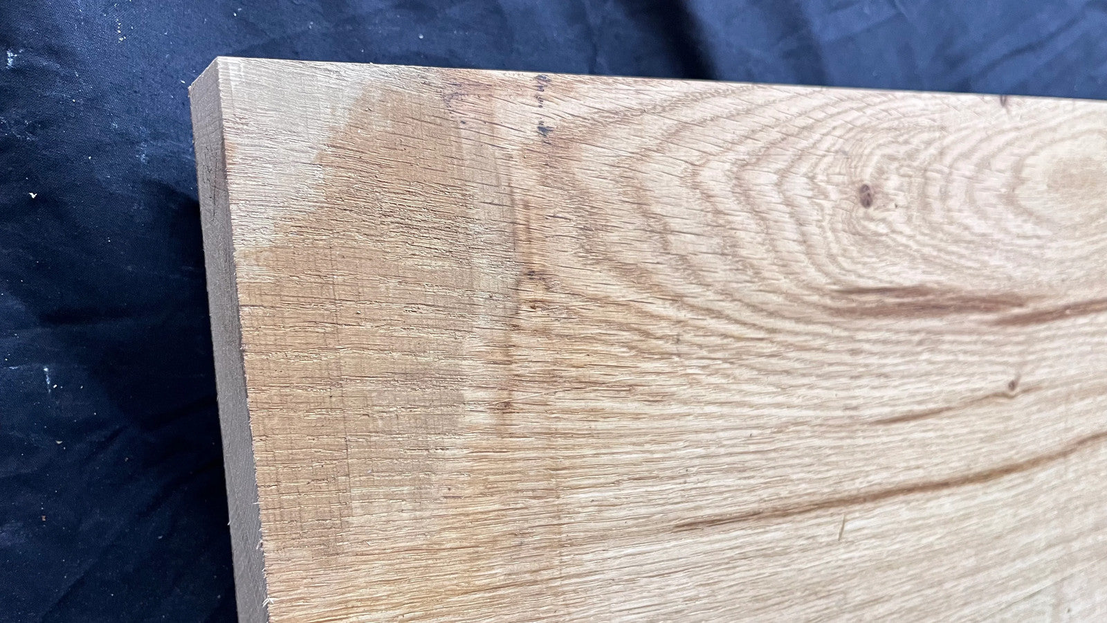 Oak plank, floating shelf, board 1257 L x 280 W x 48 D mm (301)