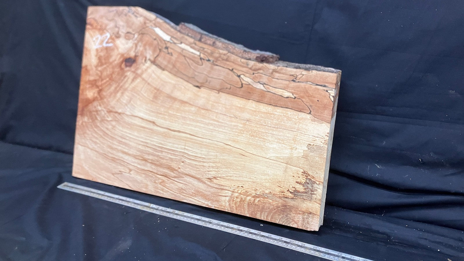 Spalted Beech timber, plank, board 716 L x 489 W x 53 D (mm) (22)