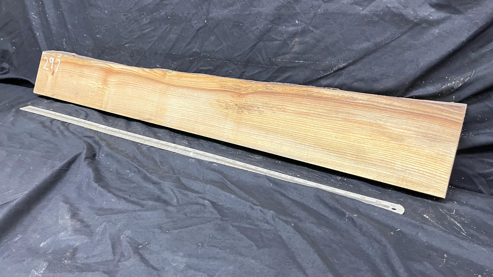 Ash hardwood window sill, plank 1145 L x 156 W x 31 D mm (297)