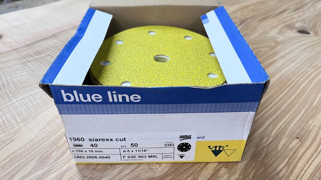 Sia 1960 siarexx cut 150 x 18 mm P40,  50pcs