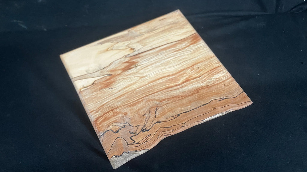 Spalted beech wooden Chopping Board medium size natural edge (945)