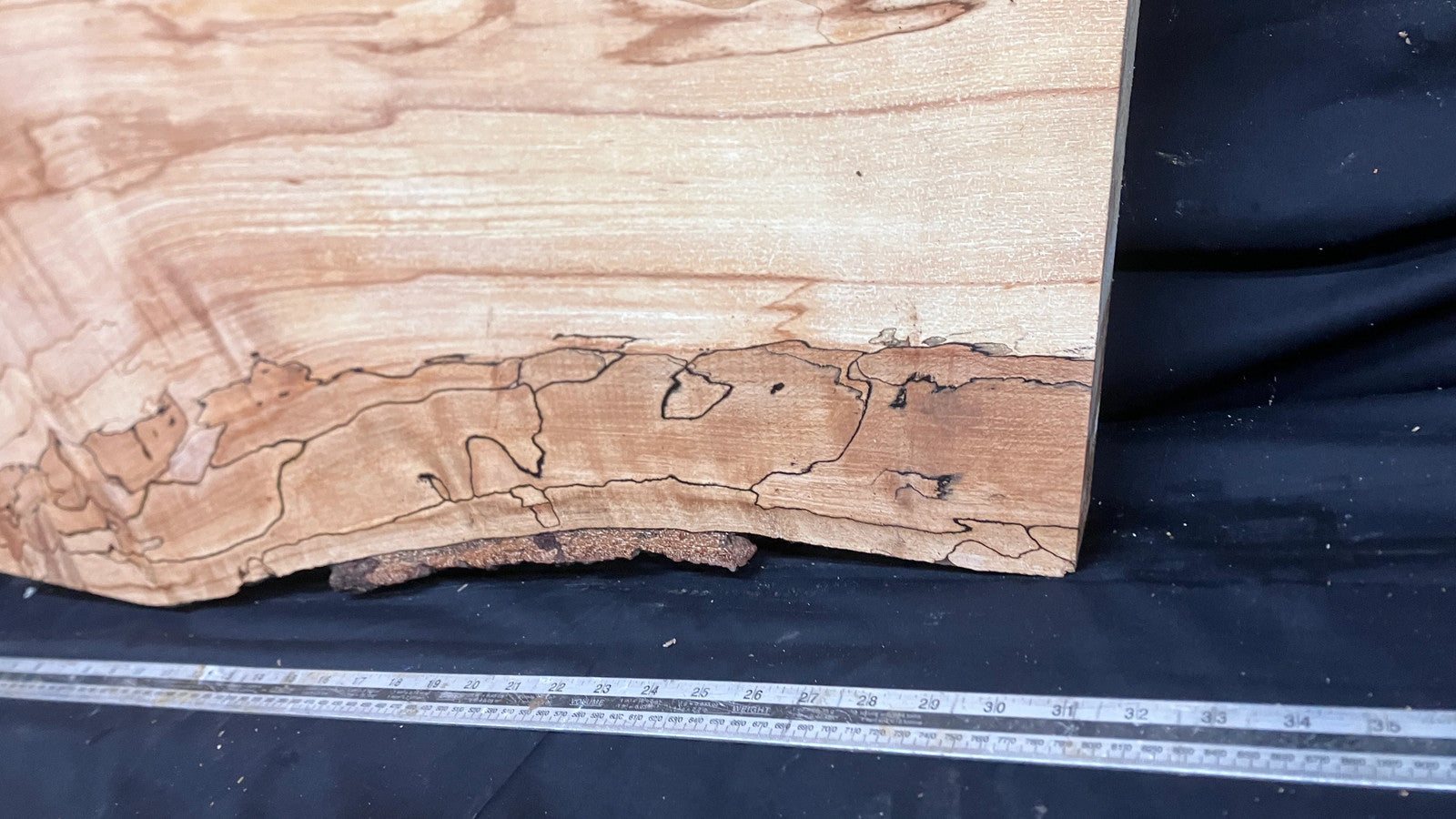 Spalted Beech timber, plank, board 716 L x 489 W x 53 D (mm) (22)