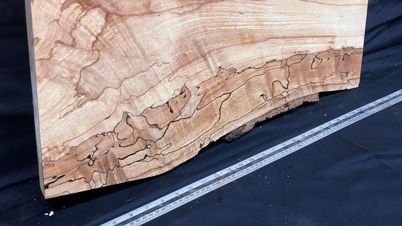 Spalted Beech timber, plank, board 716 L x 489 W x 53 D (mm) (22)