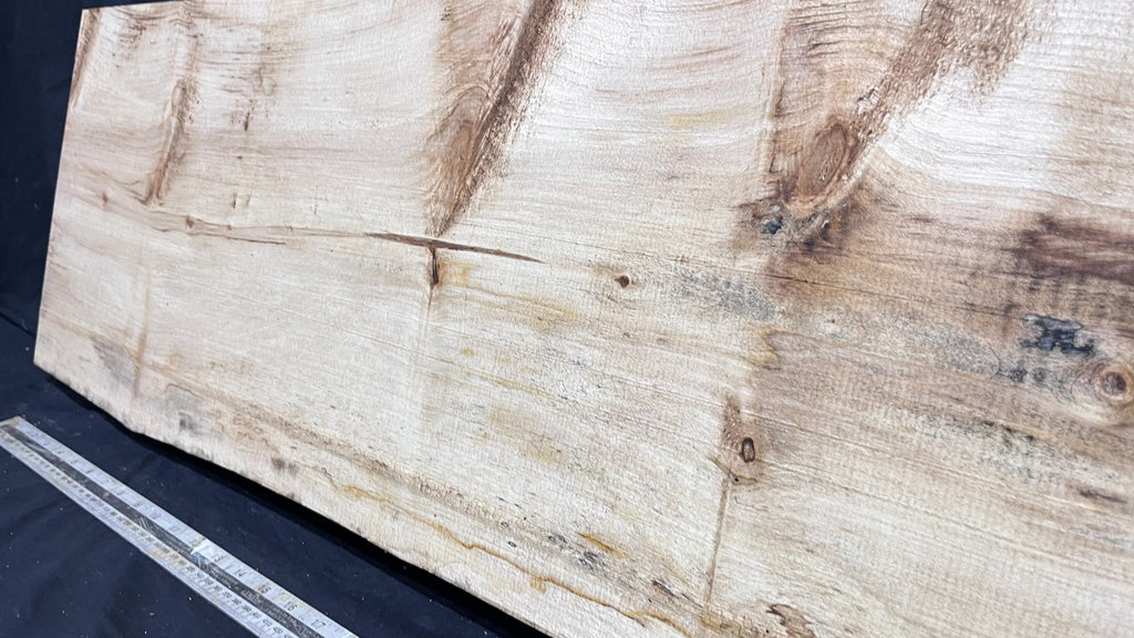 Sycamore plank, shelf, craft wood 1112 L x 324 W x 40 D mm (296)