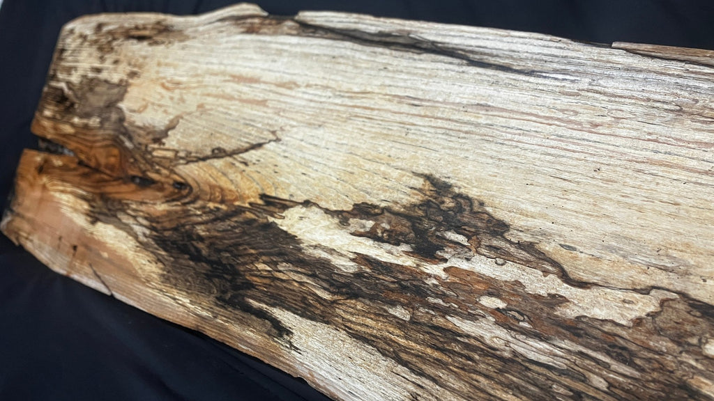 Spalted ash hardwood boards, shelving 1212 L x 401 W x 37 D (mm) (793)