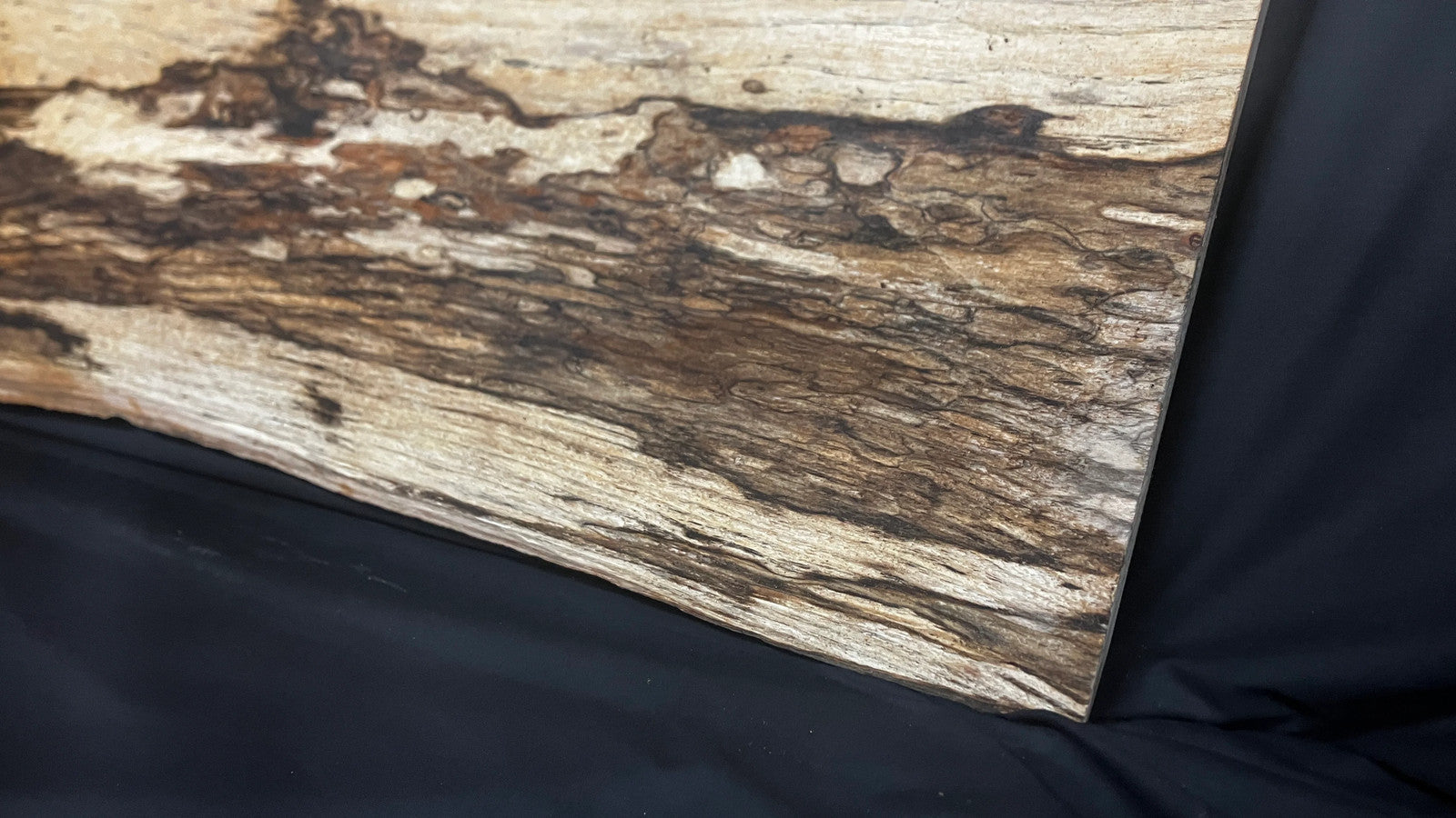 Spalted ash hardwood boards, shelving 1212 L x 401 W x 37 D (mm) (793)