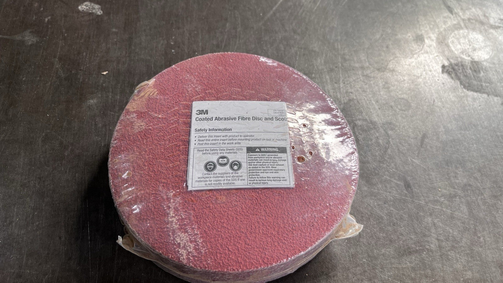 3M 125mm x 60+ Fibre Discs 787C 89735 Pack  of 25