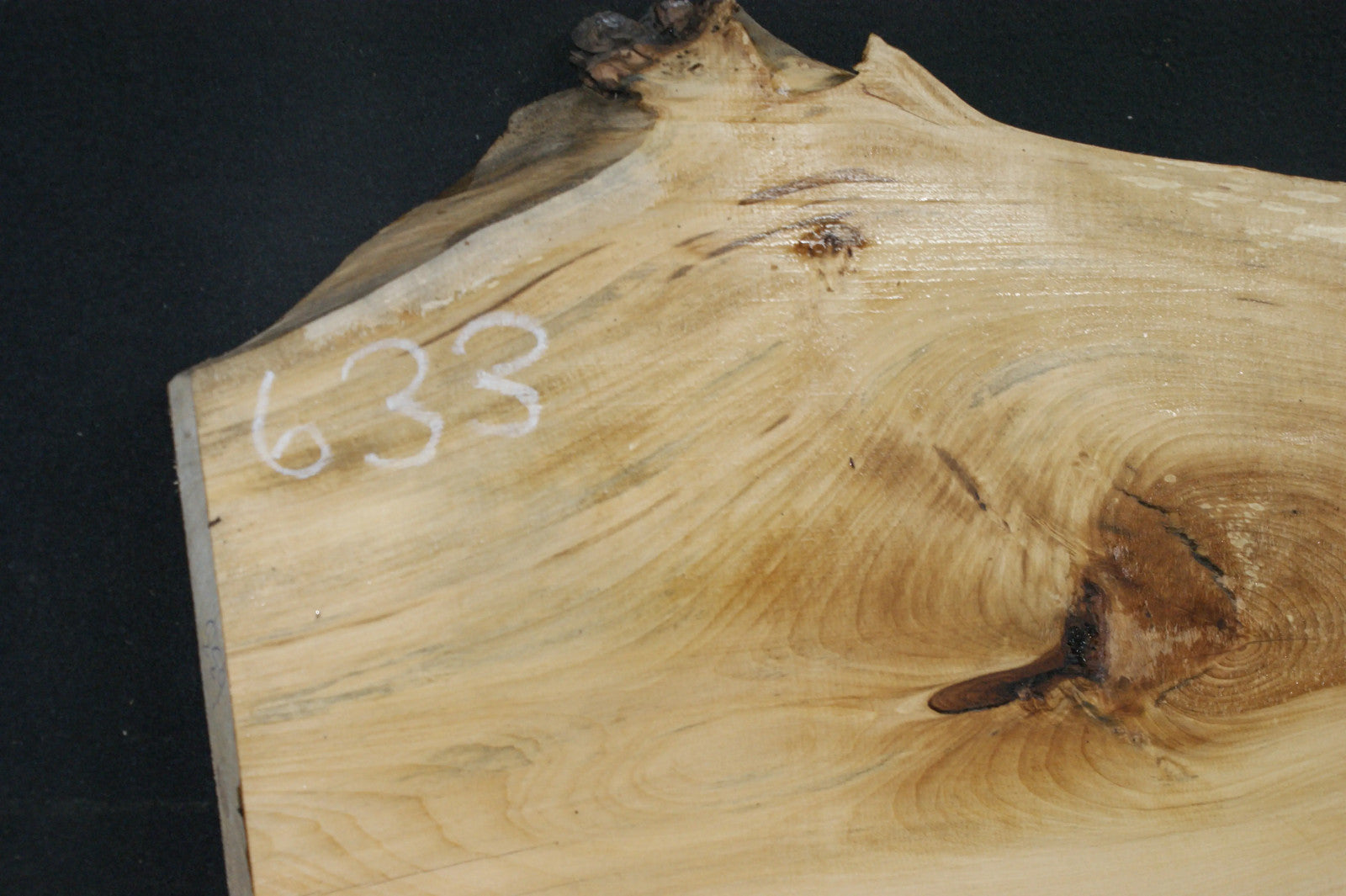 Lime Wood  1204 L x 460 - 352 W x 30 D (mm) (633)
