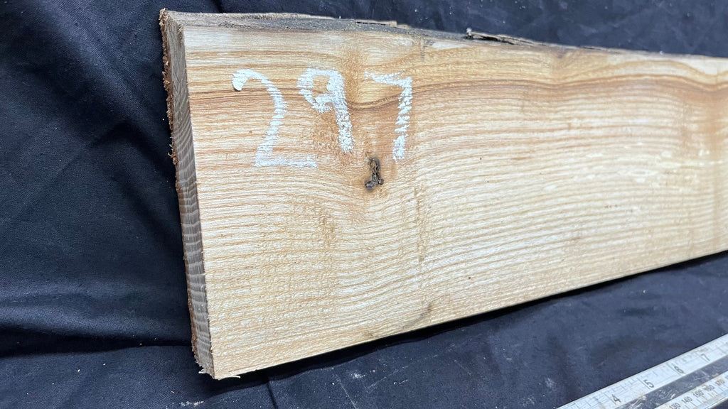 Ash hardwood window sill, plank 1145 L x 156 W x 31 D mm (297)