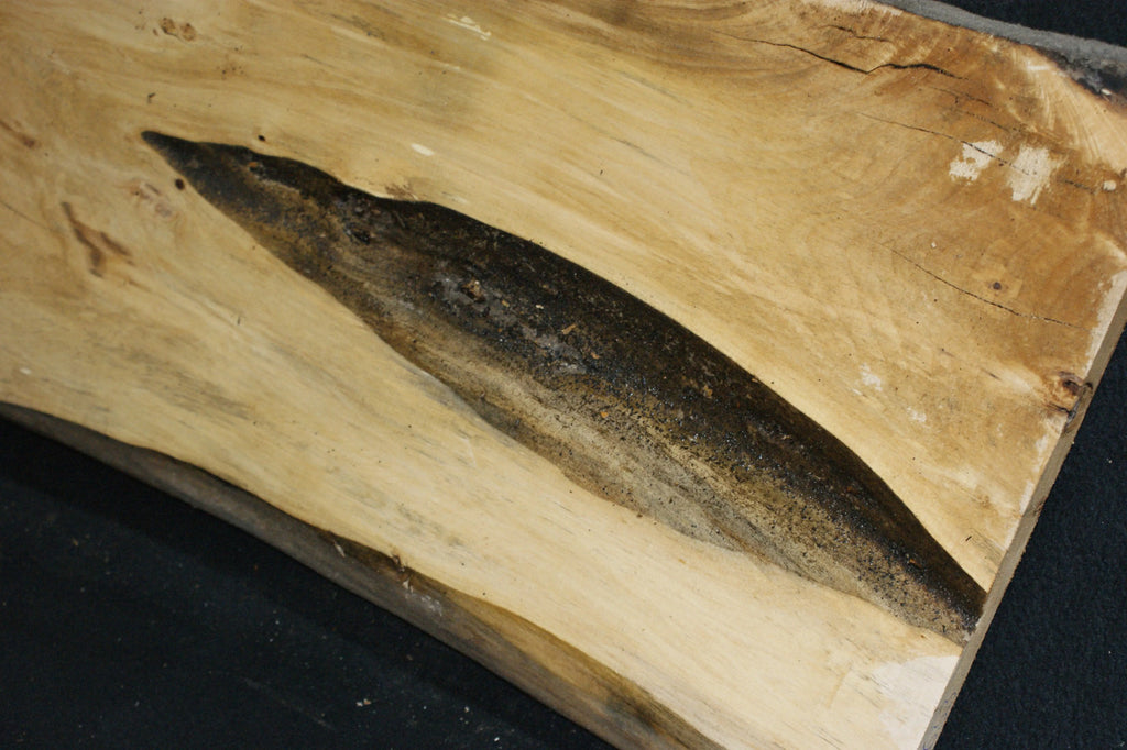 Lime Wood  1204 L x 460 - 352 W x 30 D (mm) (633)
