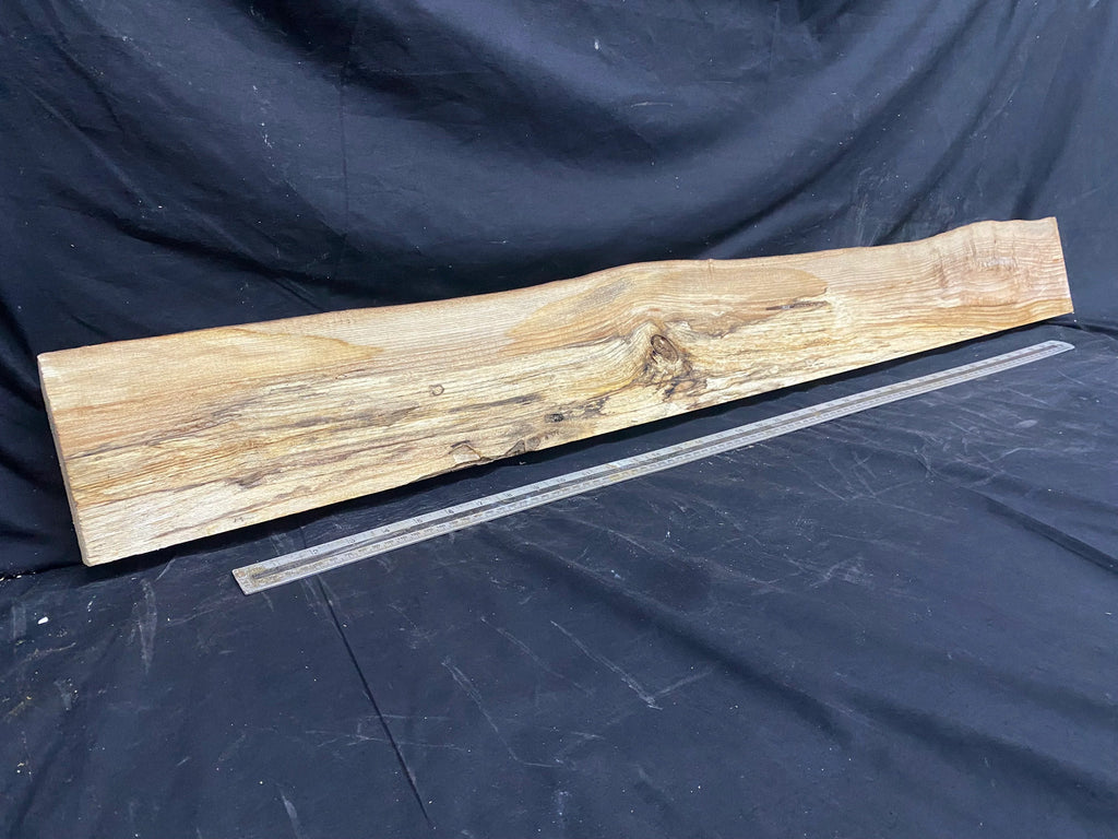 Hardwood window sill, ash timber plank 1229 L x 144 W x 37 D mm (363)