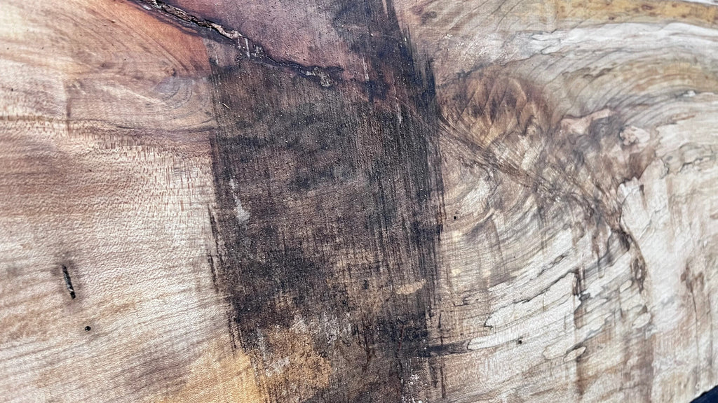 Sycamore wide plank, slab wood 1033 L x 507 W x 47 D (mm) (304)