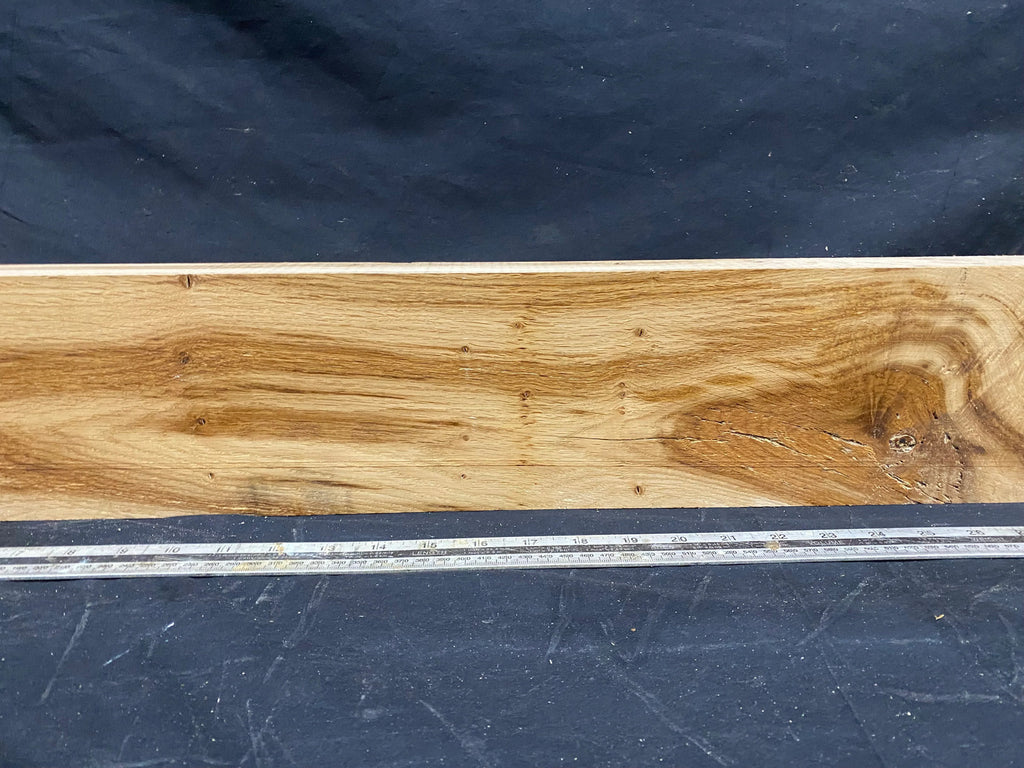 Oak plank, floating shelf, board 1138 L x 134 W x 47 D mm (353)