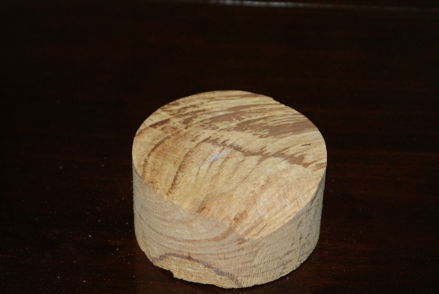 C Grade 4 x 2" spalted beech wood turning blank  (110)