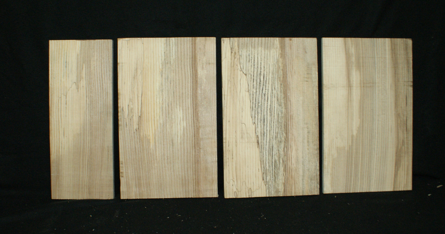 4x A Grade Spalted Ash Sets 380 L x 230 W x 15 D mm (5)