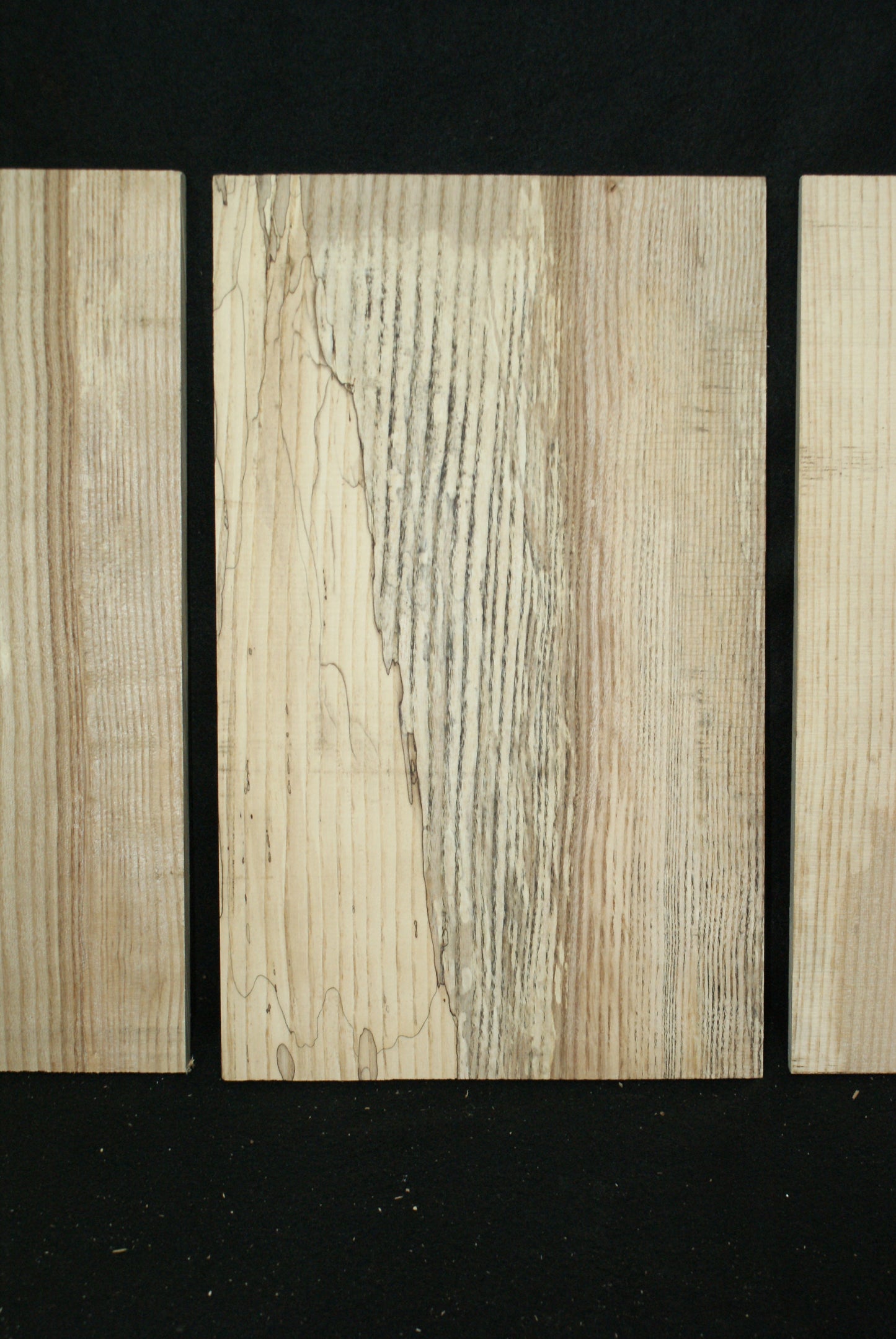 4x A Grade Spalted Ash Sets 380 L x 230 W x 15 D mm (5)