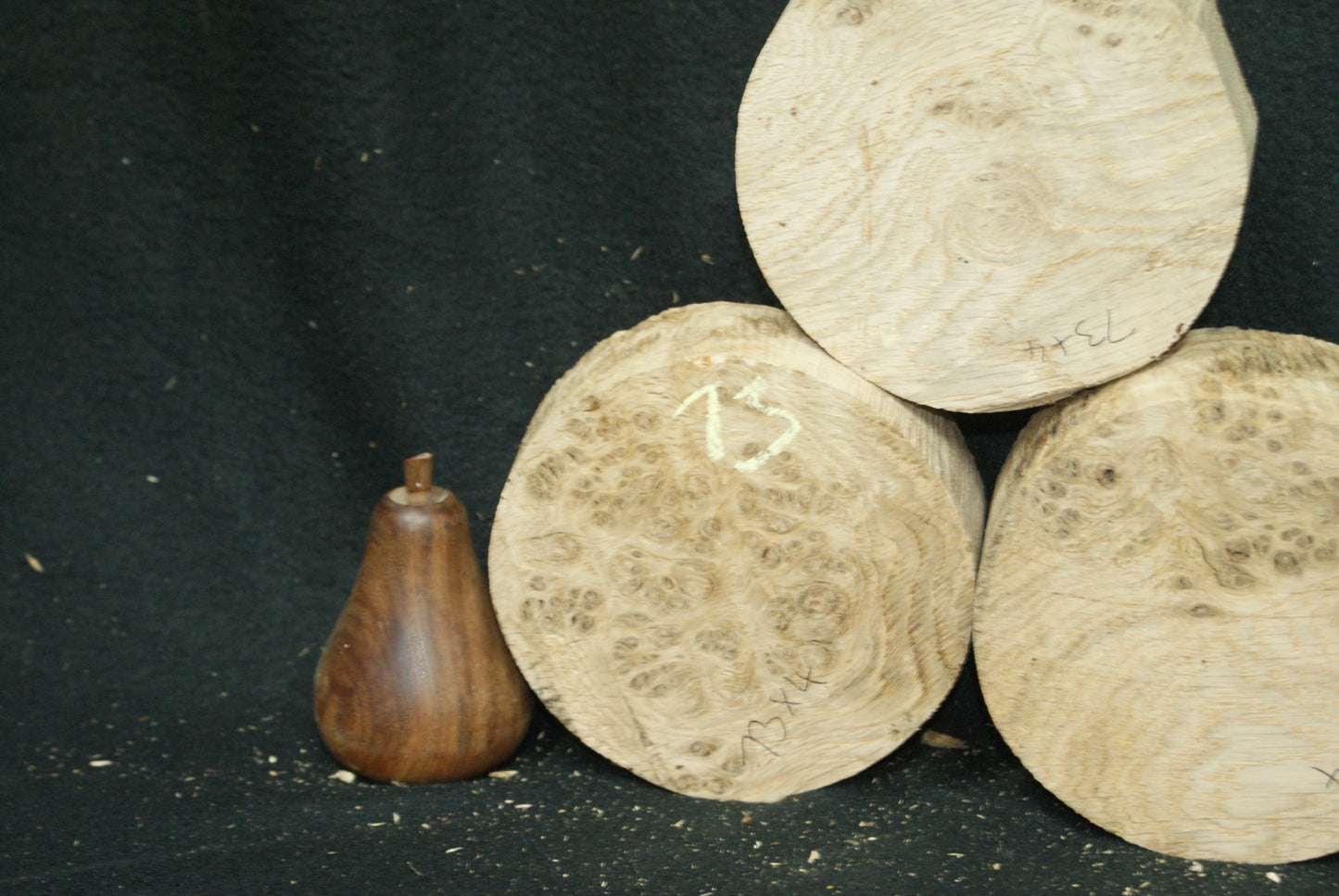 x4 Pippy Oak wood turning blanks 5 W x 2 D Inches (73)