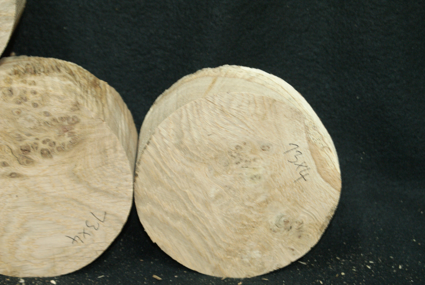 x4 Pippy Oak wood turning blanks 5 W x 2 D Inches (73)