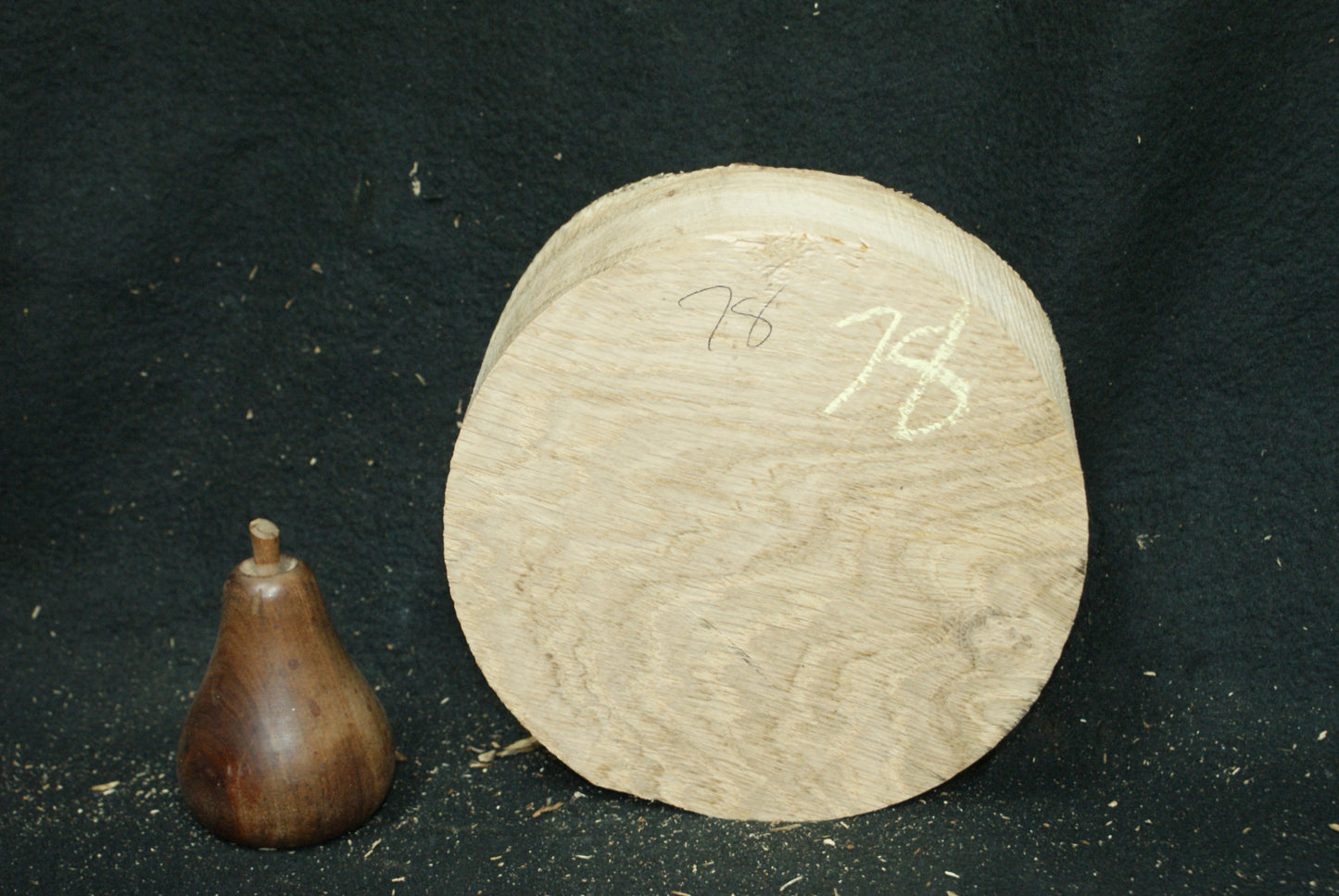 A Grade Oak wood turning blank 7 W x 2.5 D Inches (78)