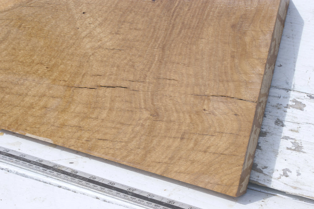Oak shelf 845 L x 219 x 171 W x 34 D mm   (545) Oak & Burr Oak