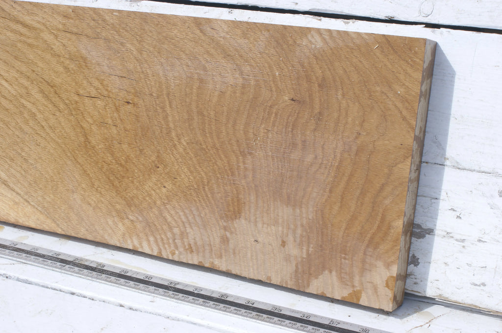 Oak shelf 845 L x 219 x 171 W x 34 D mm   (545) Oak & Burr Oak