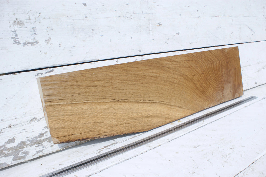 Oak shelf 845 L x 219 x 171 W x 34 D mm   (545) Oak & Burr Oak