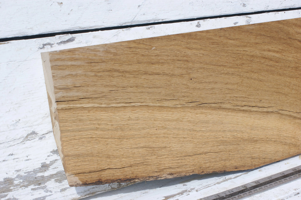 Oak shelf 845 L x 219 x 171 W x 34 D mm   (545) Oak & Burr Oak
