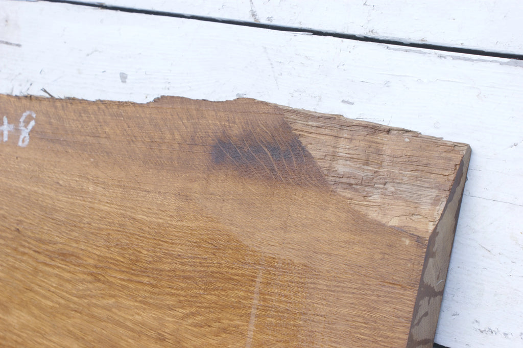 Brown oak shelf 535 L x 393 x 316 W x 45 D mm    (548) Oak & Burr Oak