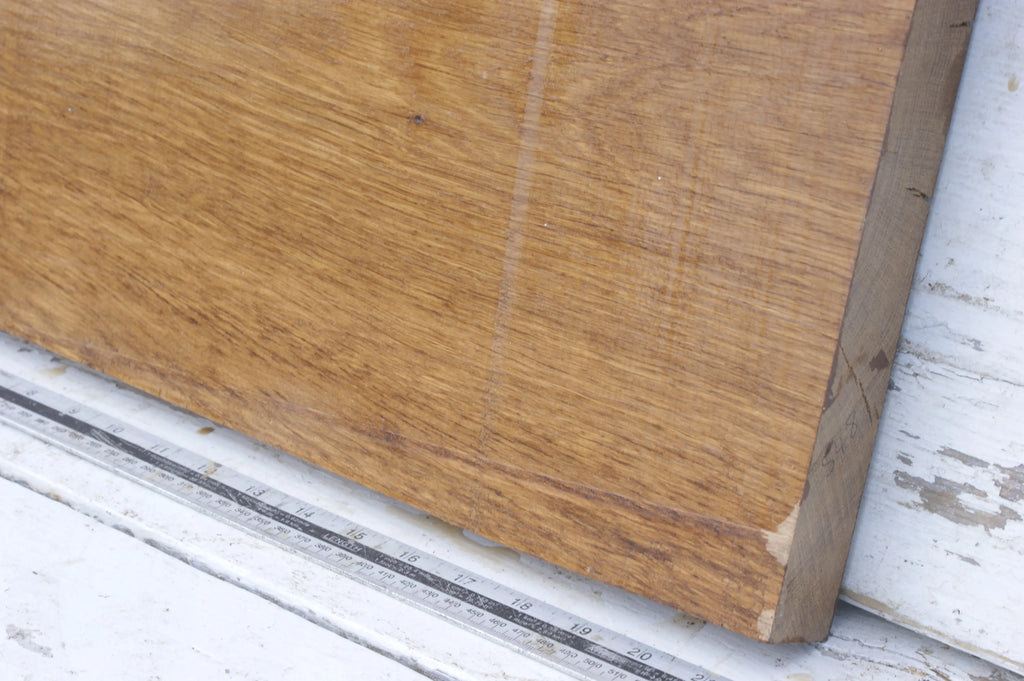 Brown oak shelf 535 L x 393 x 316 W x 45 D mm    (548) Oak & Burr Oak