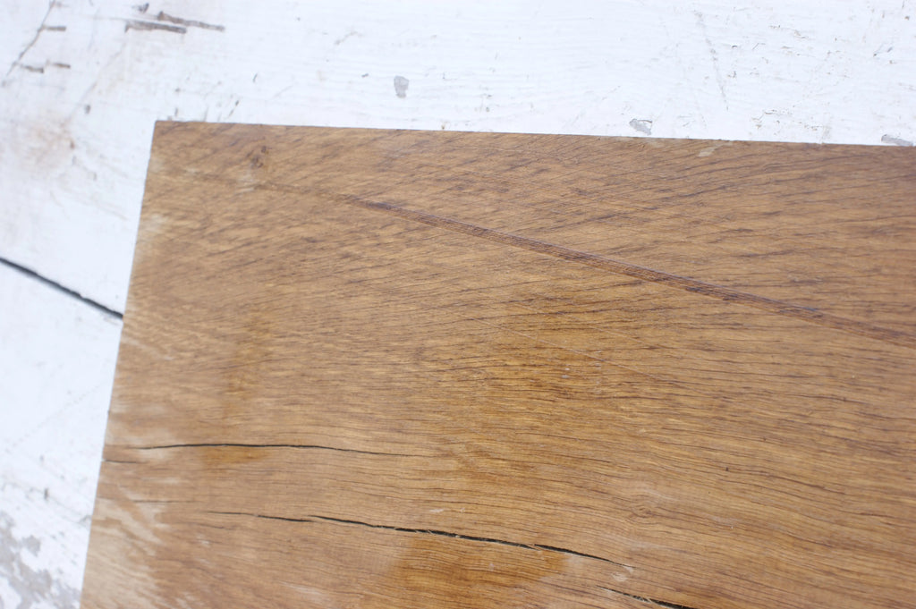 Brown oak shelf 535 L x 393 x 316 W x 45 D mm    (548) Oak & Burr Oak