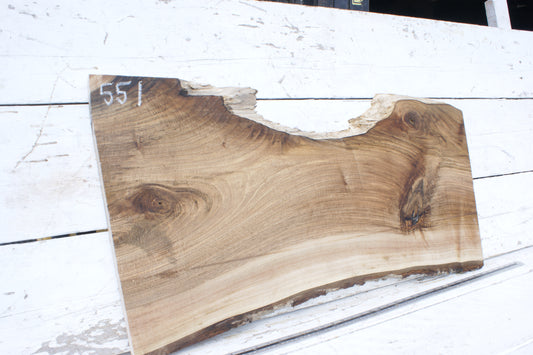 Walnut slab, shelf, board  (551)