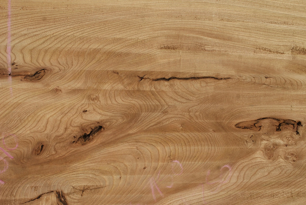 Burr Elm Slab, Kiln Dried 1600 L x 1000 - 545 W x 38 D mm   (291) elm