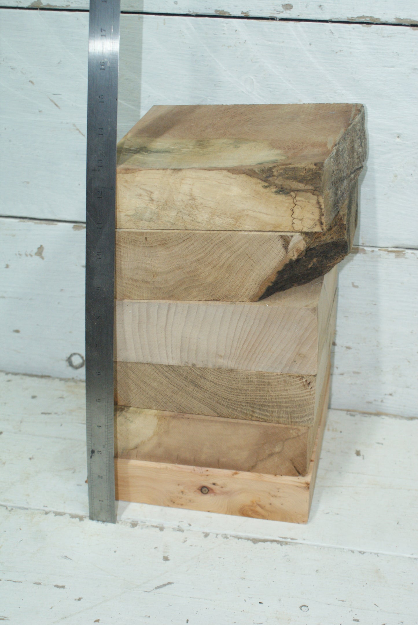 6x Wood Turning Blanks 7 x 7 x 2"  C Grade   (002)