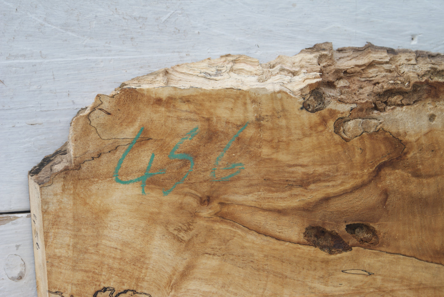 Spalted Rippled Sycamore 680 L x 280 - 106 W x 50 D (mm) (456)